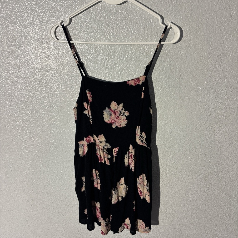 Kimchi Blue Black Floral Jumpsuit